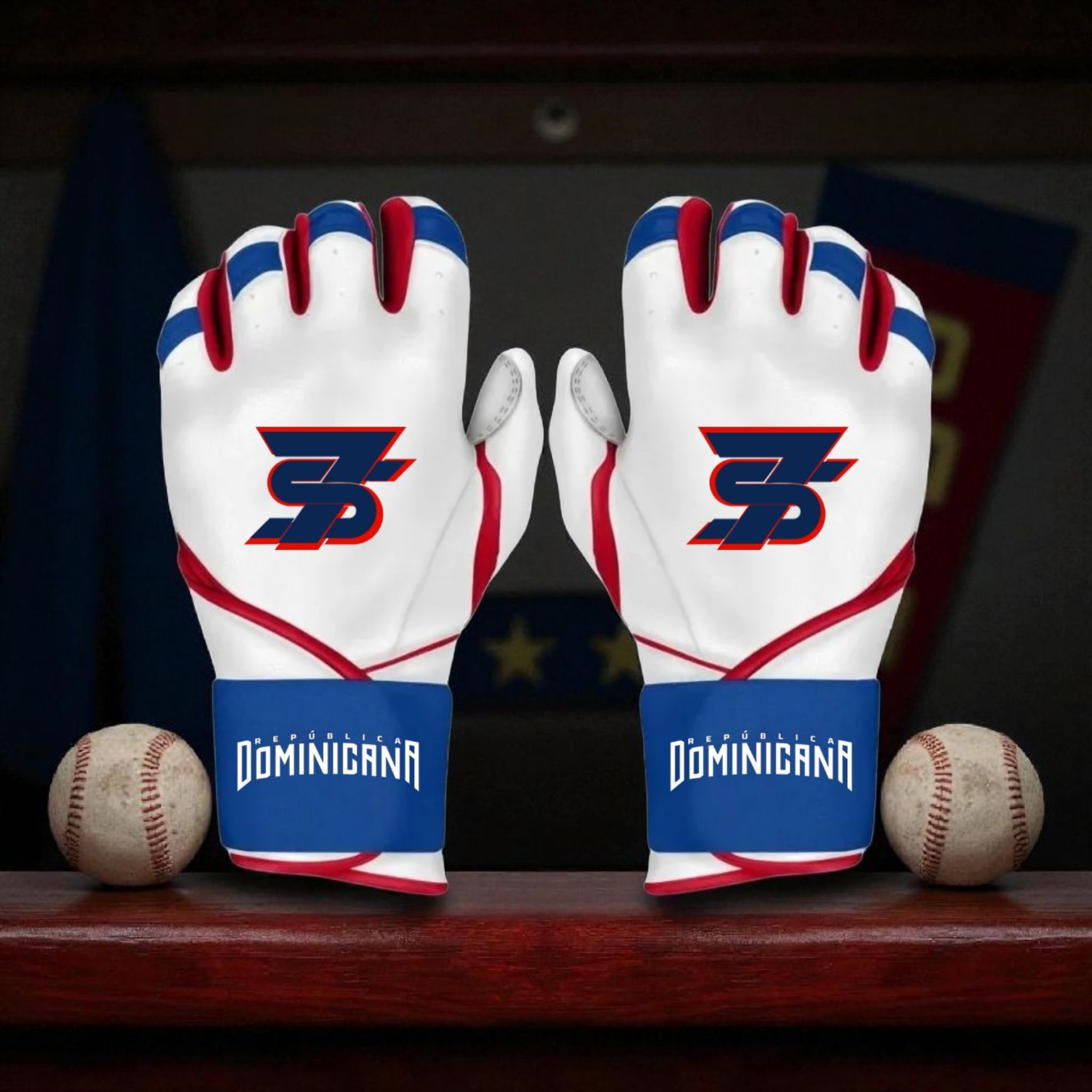 7S Batting Glove Dominican Republic Edition